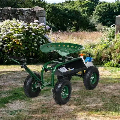 SAVE BIG-Rolling Garden Seat, View more