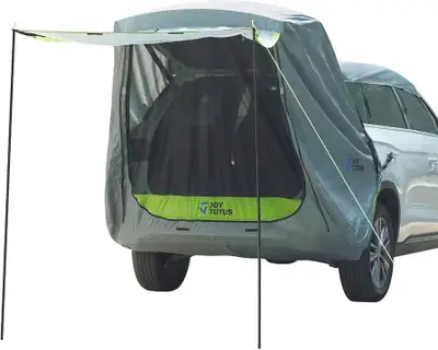 JOYTUTUS SUV Tailgate Tent with Big Awning Shade, View more