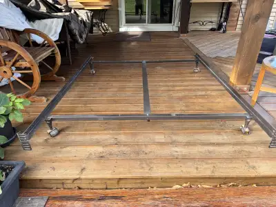 Queen size bed frame, View more