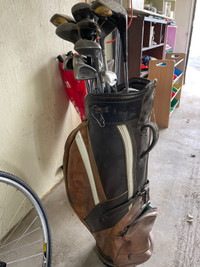 Golf Bag and clubs 