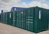 High Cube Shipping Container with Quad Doors