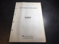 1986 Ford Car Vacuum & Wiring Diagrams: Merkur Scorpio