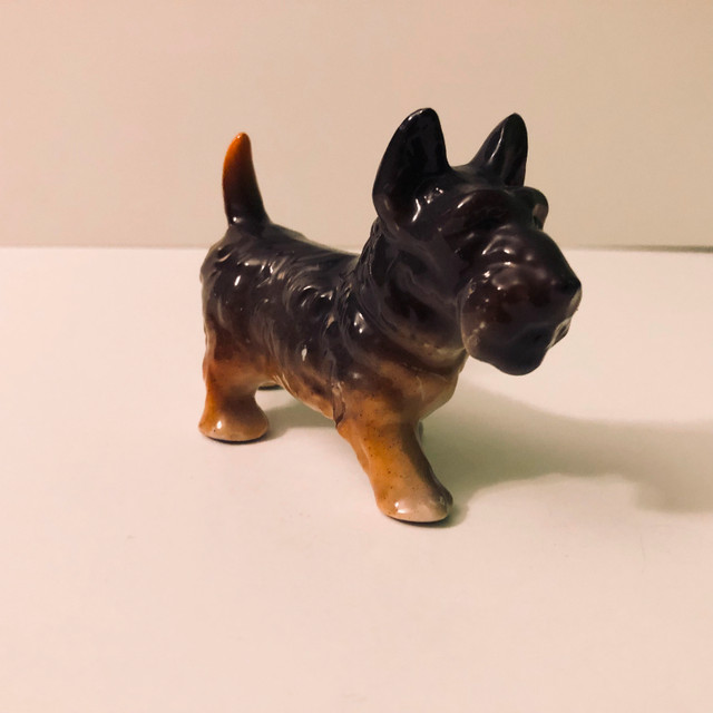 Vintage Small Scottish Terrier Figurine 3.5 Inch Long Dog Figure in Arts & Collectibles in City of Toronto