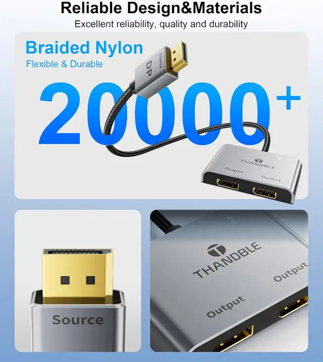 ❤️✅NEW IN BOX: DisplayPort to Dual DisplayPort Adapter in General Electronics in Markham / York Region - Image 8