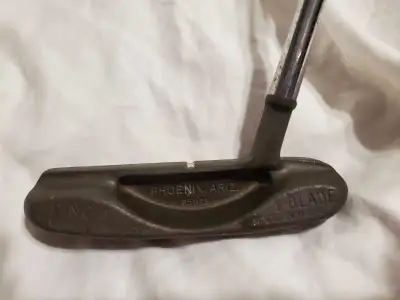 LH VINTAGE BRASS PING Y-BLADE KARSTEN 85029 GOLF PUTTE, View more