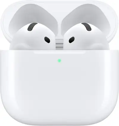 Apple AirPods 4 True Wireless Earbuds with USB-C Charging Case, View more