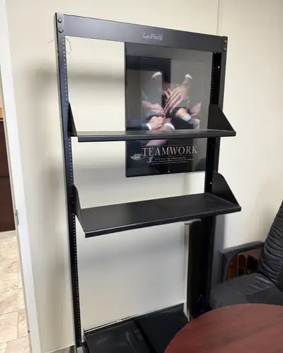 LanRack Open Frame Floor-Standing Server Rack, View more