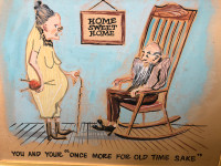Vintage Ribald Humour Print + Vast In Home Art Collection Sale