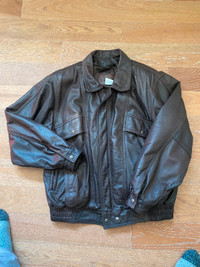 Leather Ranch - Men's leather jacket - size L