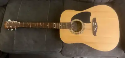 Oscar Schmidt OG2TPAK Acoustic Guitar (Campfire Guitar), View more