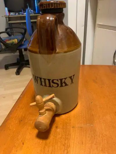whisky jug with spigot, View more