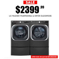 Don't Miss Out! Save Big on LG Washer WM8900HBA & DryerDLEX8900B