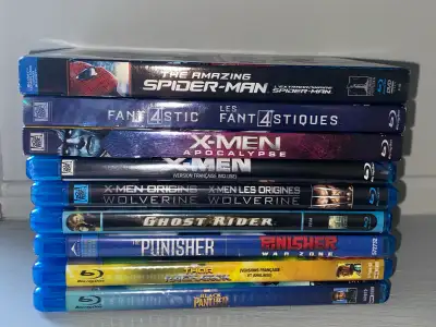 Marvel Blu-ray Lot (10 movies), View more