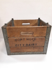 Milk Crate by Port Hope City (Antique)