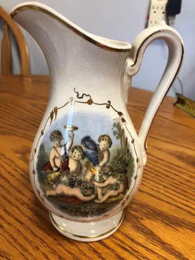 antique  CARAFE? CREAMER?, View more