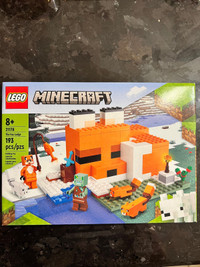 Lego Minecraft fox lodge new factory sealed