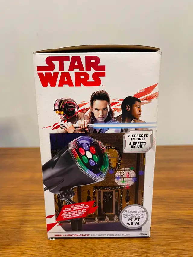 Star Wars Christmas Whirl-A-Motion Lightshow Projection 2-in-1 in General Electronics in Oshawa / Durham Region - Image 4