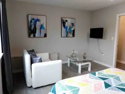 Furnished One Bedroom Suite (available now). The apartment offer