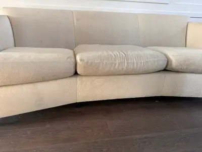 Sofa - great bones.  Lovely solid wood construction., View more