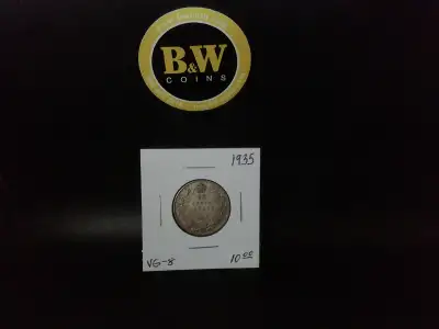 1935 Canada 25 Cents VG-8 Coin, View more