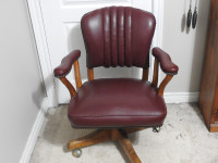 Antique Oak Bankers Chair