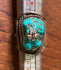 Navajo sterling and Turquoise ring