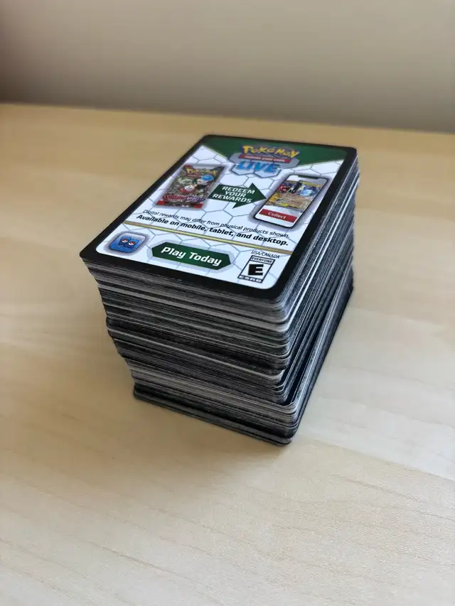 200 Pokemon Code Cards