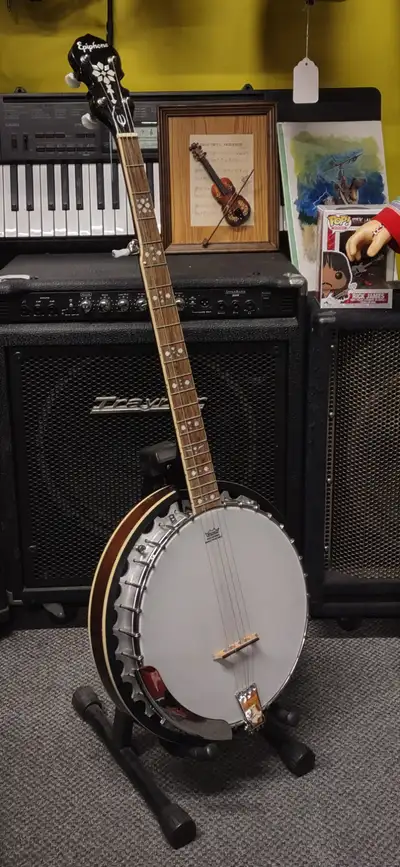 Epiphone MB-200 5 String Banjo - Rosewood Fingerboard Eagle Ed., View more