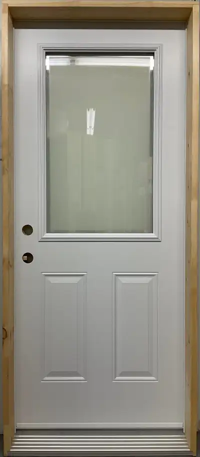 1471PSM Porte d’acier 34″D Blanche Sérigraphie Edge 23×37, View more