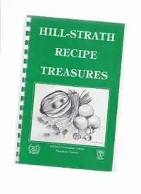 Hill-Strath Recipe Treasures Hillfield-Strathallan Hamilton