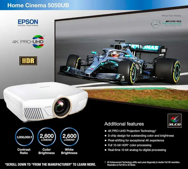 Epson Home Cinema 5050ub Projector543429113540792322