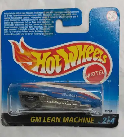 Hot Wheels GM  Lean Machine 2 or 4 Short Card, View more