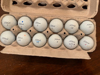 Premium Titleist Pro V1 golf balls, a set of 12
