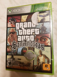 SEALED NEW XBOX 360 GRAND THEFT AUTO SAN ANDREAS GAME