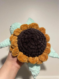 Crochet Sunflower shell Turtle