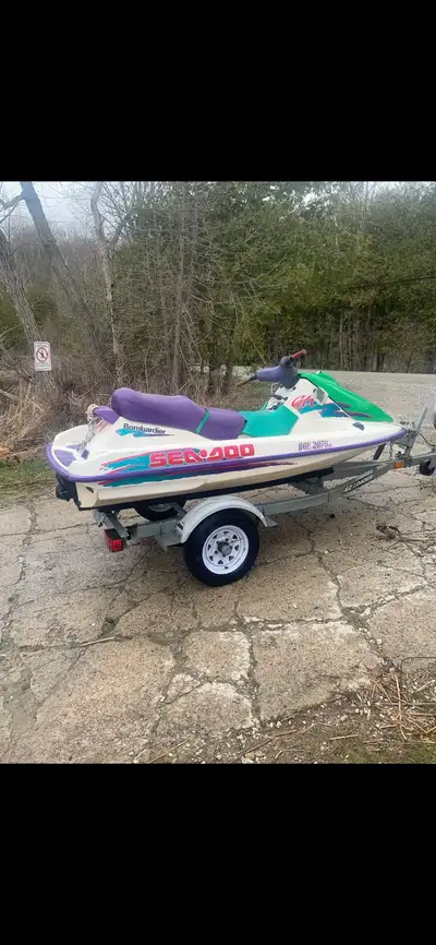 This is a great SeaDoo. Perfect for back lakes. Or to leave at the cottage. Tons of fun, it’s quick...
