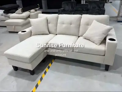 Sectional Sofa 3 Seater Sectional Couch L Shaped Sofa New Couch, View more