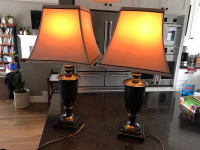 Two table lamps 