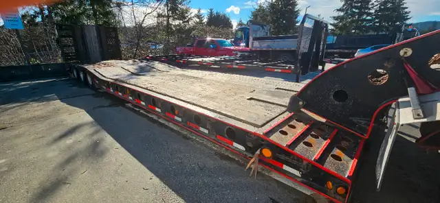 2008 Kline, double drop, paving style lowbed in Heavy Equipment in Nanaimo - Image 6