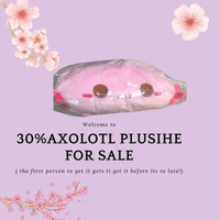Axolotl plushie