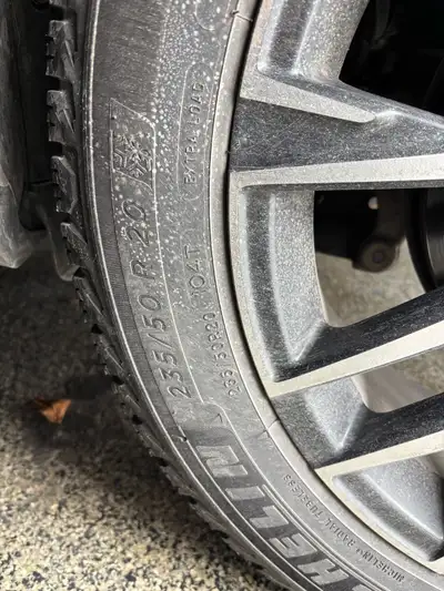 FOR SALE: Michelin Winter Tires - 4 Tires on rims Size: 235/50R20 Model: Michelin X-Ice Snow Rims -...