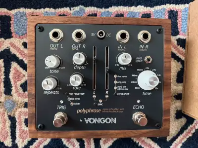 Vongon Polyphrase - Stereo Echo Pedal (like new/mint), View more