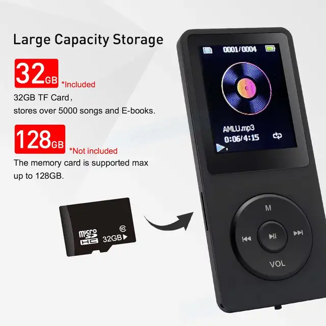 Portable 32GB MP3 Player with HD 1.8" Screen, Speaker, Earphone, in General Electronics in Mississauga / Peel Region - Image 6