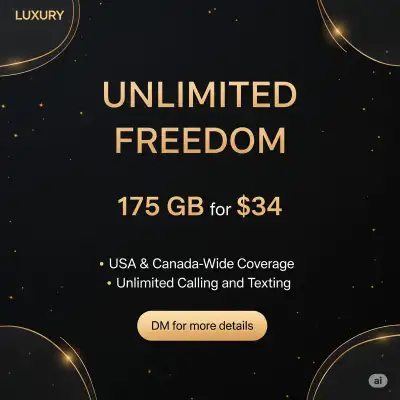 Big Data, Small Bill — 175GB $34 Plan, View more