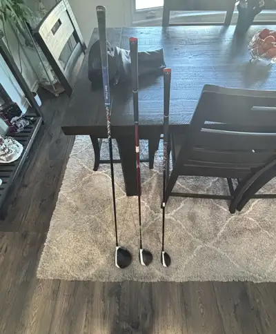 Left Hand Taylormade M6 Driver, 3 Wood & 4H Hybrid/ Rescue Clubs, View more