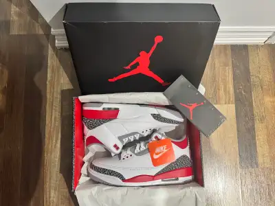 Jordan 3 ‘Fire Red’ Men Size 12 Brand New!, View more