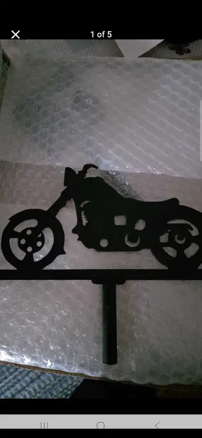 Motorcycle Weathervane, View more