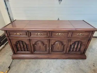 antique record player cabinet , View more