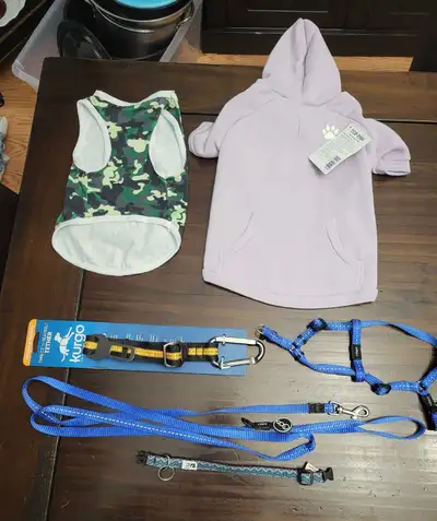 Small Puppy Accessories (Leash. Harness. Seat Tether, clothes), View more