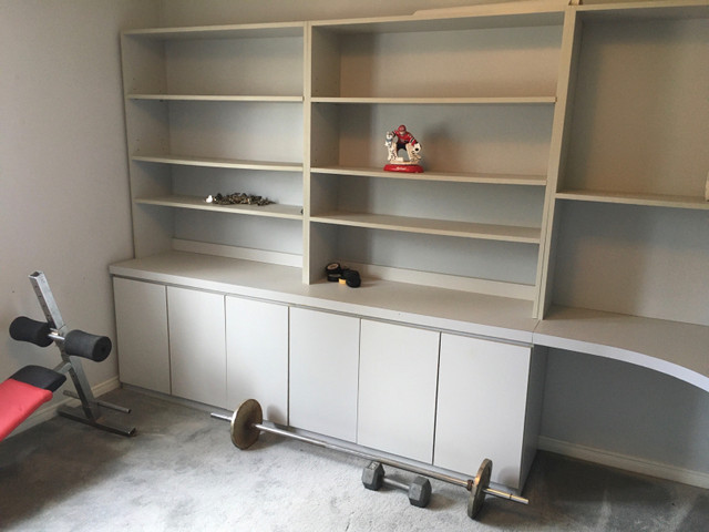 Wall unit Cabinets with desk  in Bookcases & Shelving Units in Markham / York Region